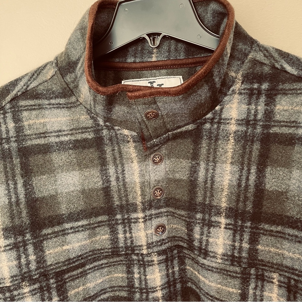 John Wayne Timeless Classic Flannel Pullover Shir… - image 3